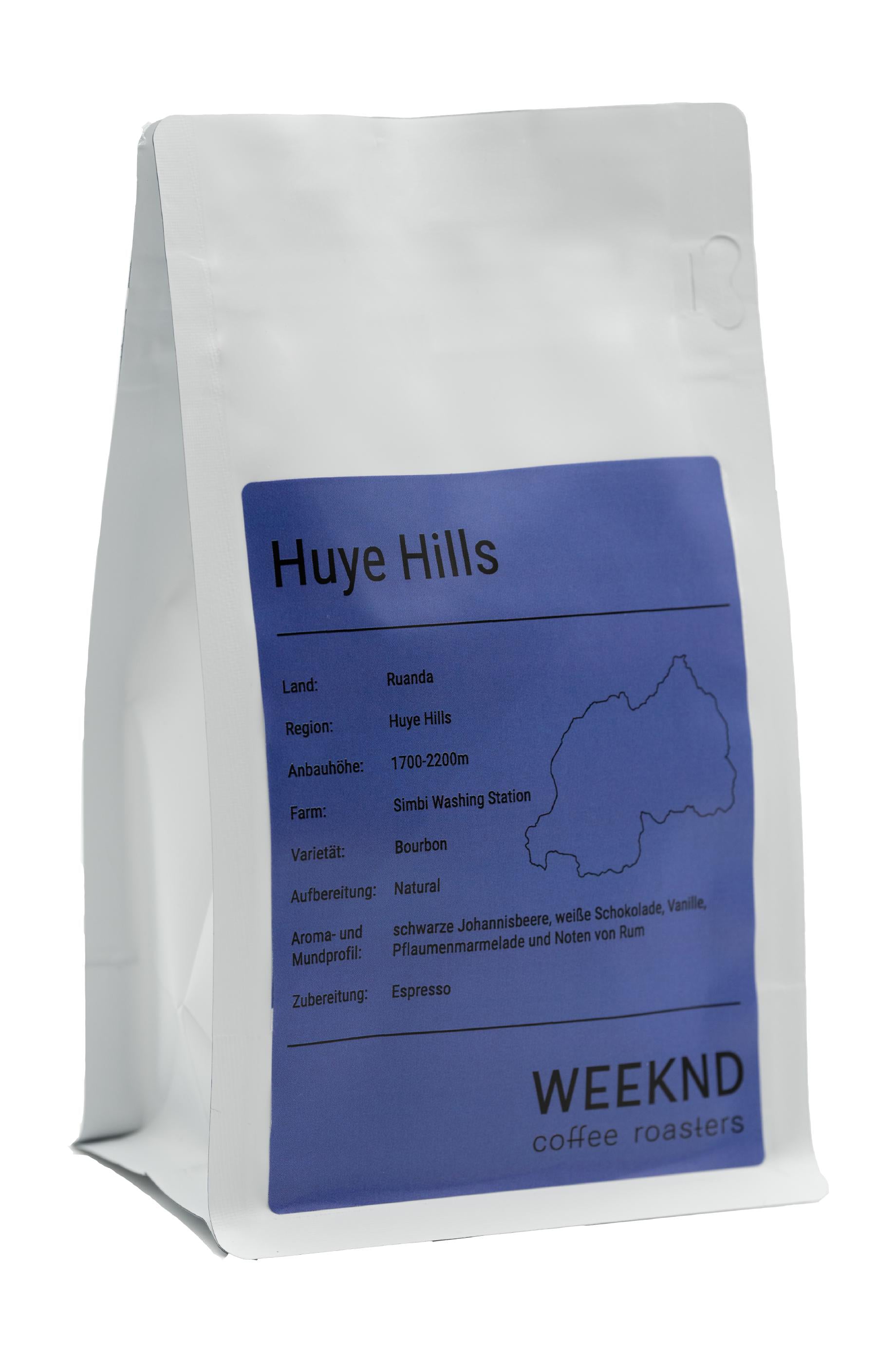 Huye Hills, ein herausragender Kaffee aus Ruanda, bekannt für seine lebendigen Zitrusnoten und süßen Beerenaromen - entdecke diesen besonderen afrikanischen Kaffee in unserer Kaffeerösterei